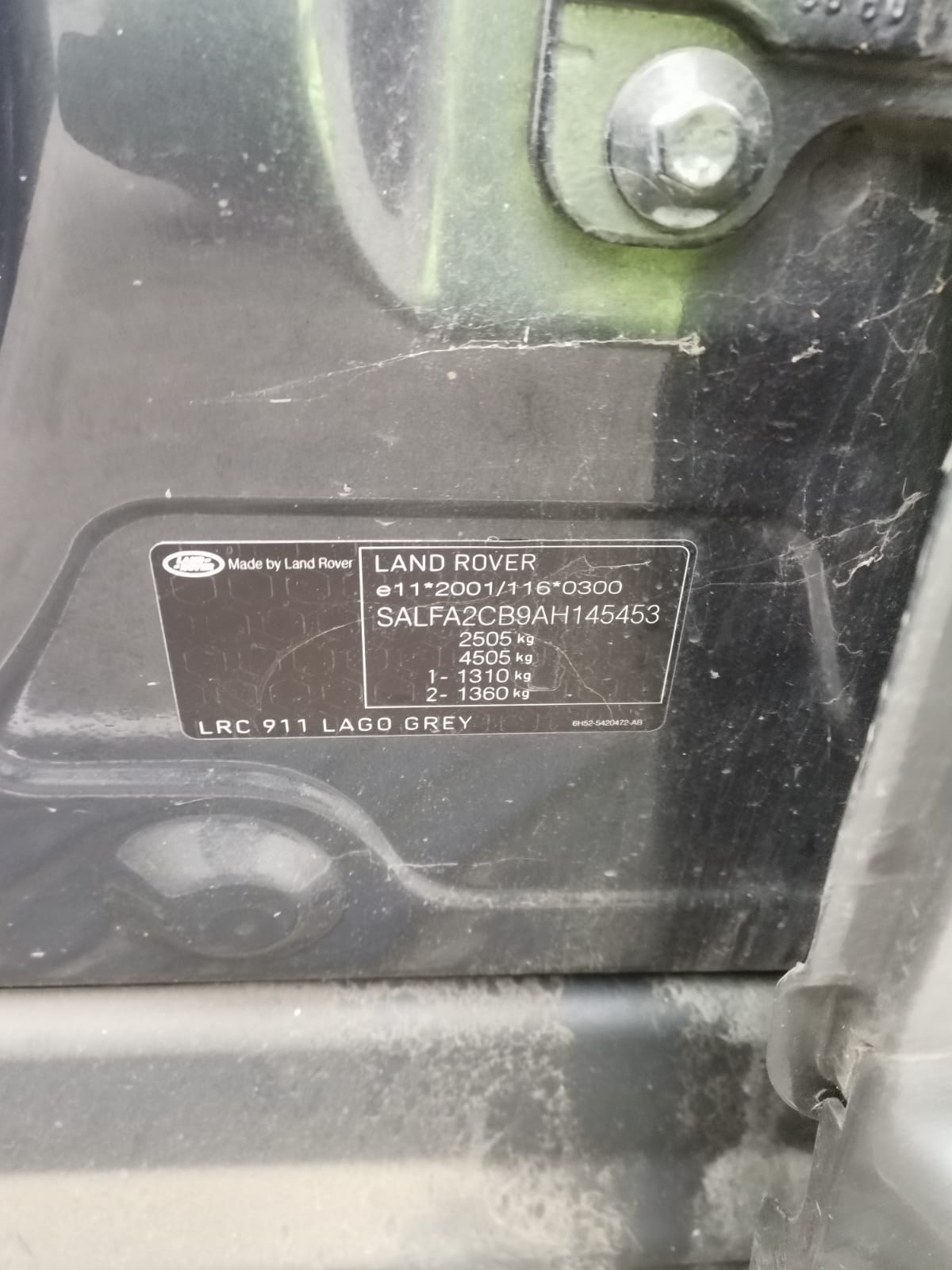 амортизатор задний левый Land Rover Freelander amortizator