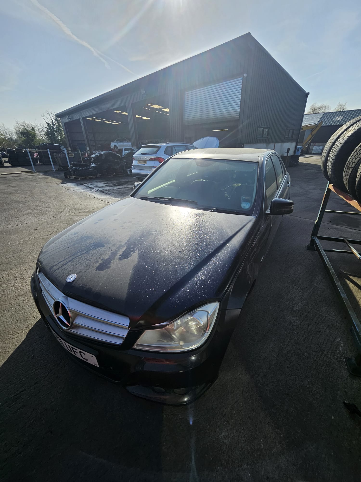 Капот MERCEDES BENZ C-CLASS (рест: 2011-2013) 2011