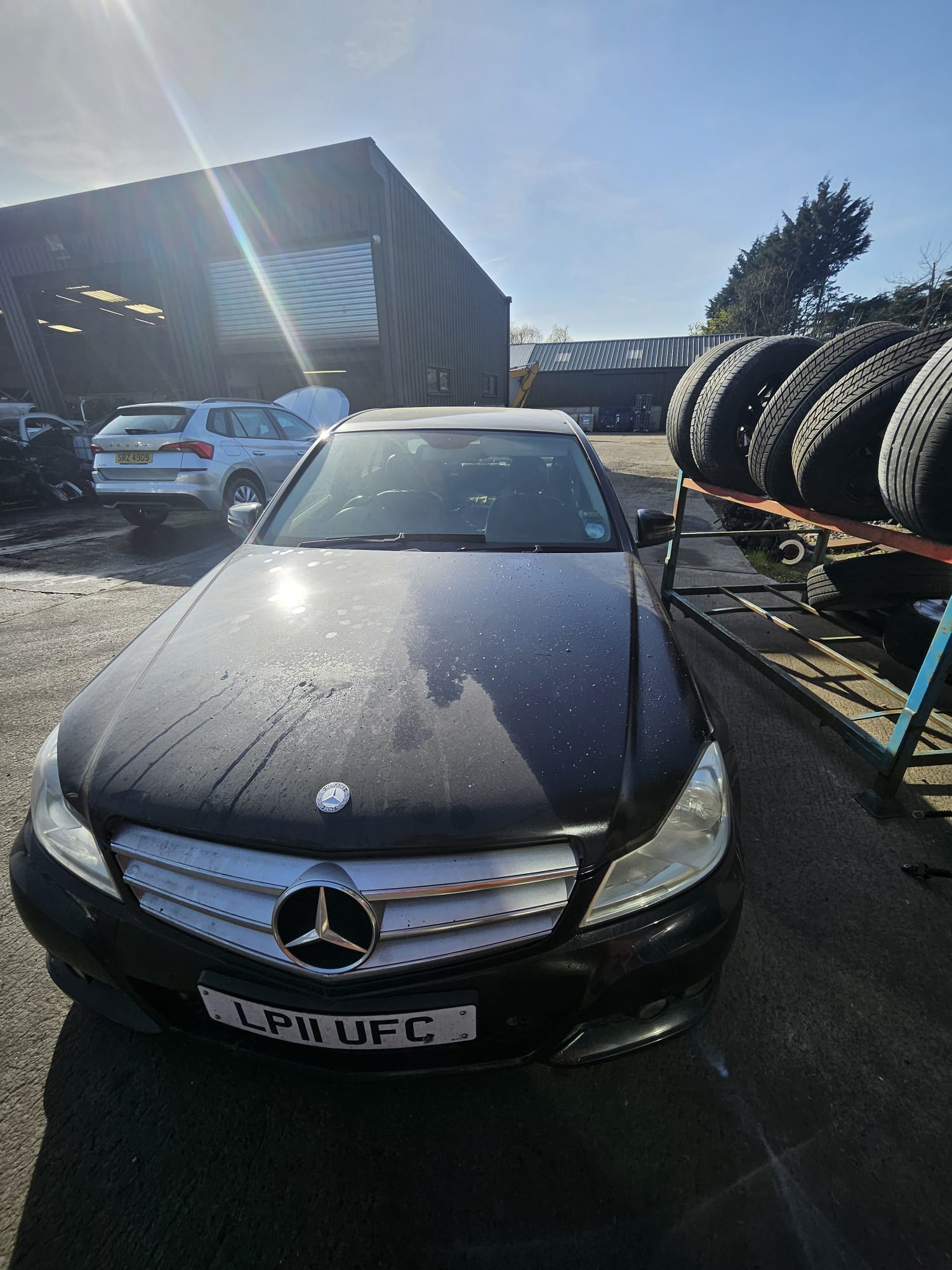 Капот MERCEDES BENZ C-CLASS (рест: 2011-2013) 2011