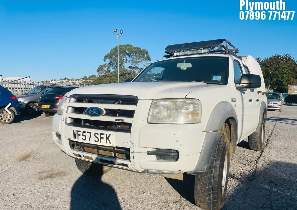 фара левая FORD RANGER мутное стекло fara